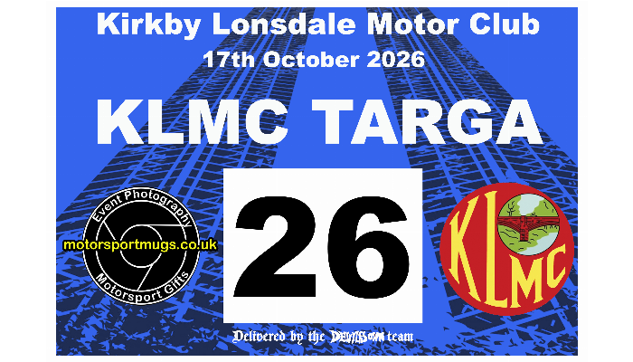 KLMC Targa Rally event artwork